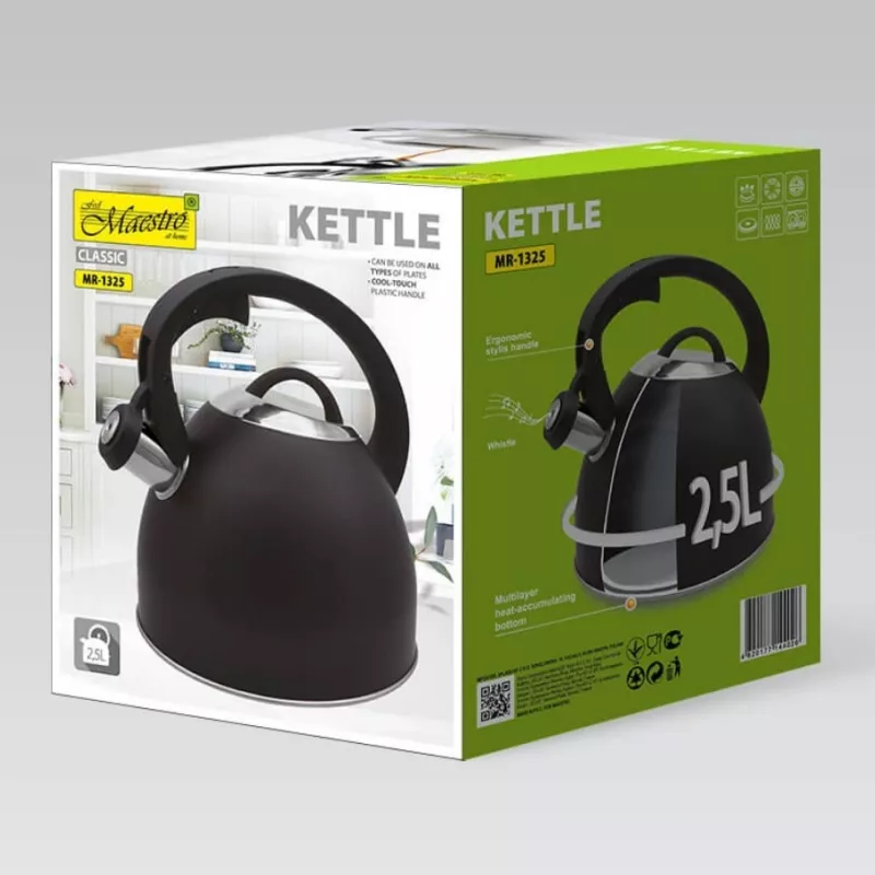 Kettle Maestro MR-1325 2.5L Black
