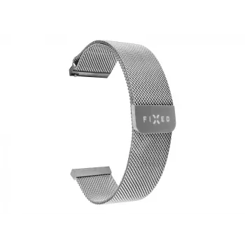Watch mesh strap FIXED FIXMEST-22MM-SL — 22 mm quick-release silver stainless steel