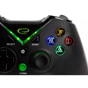 Gamepad Esperanza EGG114K wired USB 2.0 black — 12 buttons, 2 joysticks, vibration, for PC & Xbox Series X/S/One
