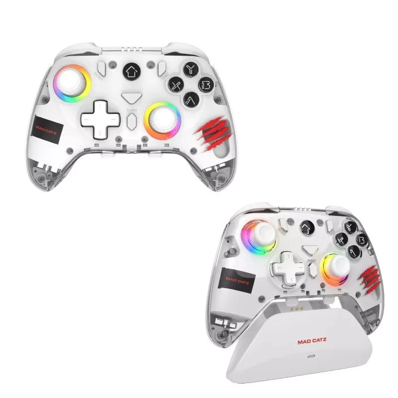 Gaming controller Mad Catz C.A.T. 17 CUSTOMIZABLE — wired gamepad, programmable buttons, ergonomic design
