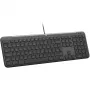 LOGITECH Signature Slim K620 Wired Keyboard for Business - GRAPHITE - US INT'L - USB - N/A - INTNL-973 - USB-C