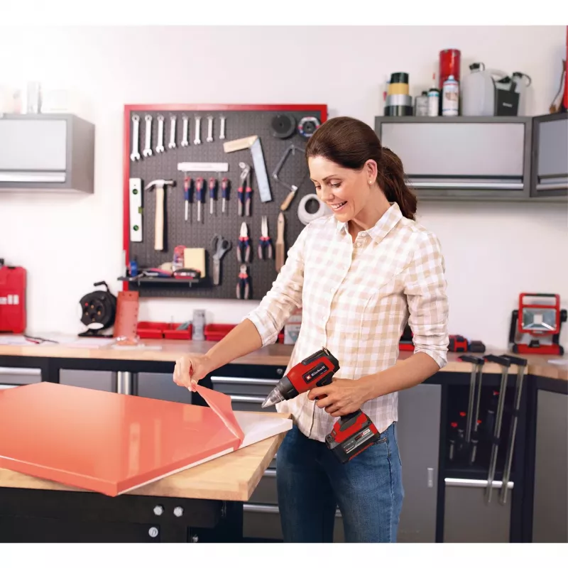 Power X-Change Battery Hot Air Gun TE-HA 18 Li-Solo, 18Volt, Hot Air Blower Red/black, without Battery and Charger