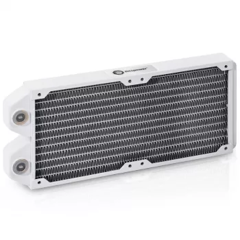 Radiator BitsPower Tarasque II 240S — Copper, 240 mm, 120×273.5×24.5 mm, White