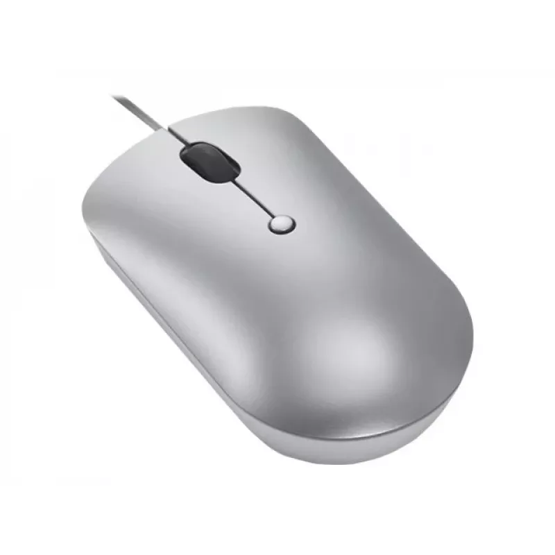 Wired optical ambidextrous mouse Lenovo 540 USB Type-C, 3 DPI modes, grey, 4 buttons, 1.8 m cable