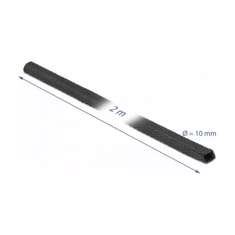 Heat shrink tube DeLOCK 20792 2 m x 10 mm black