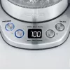Electric kettle SEVERIN 1 L 2200 W glass and stainless steel, 5 temp settings, LED display