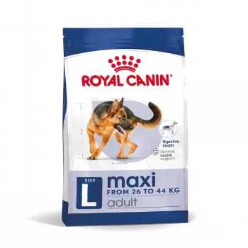 Dry Dog Food Royal Canin Maxi Adult 15 kg — Chicken, 26% Protein, 17% Fat, Digestive Support