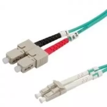 VALUE LWL-Cable 50/125µm OM3, LC/SC, turquoise 10m (21.99.8718)