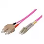 Tecline exertis Connect - Patch-Cable - SC multi-mode (M) to LC Multi-Mode (M) - 10 m - Fibre Optic - 50/125 micrometre - OM4 - aquamarine (39885610)