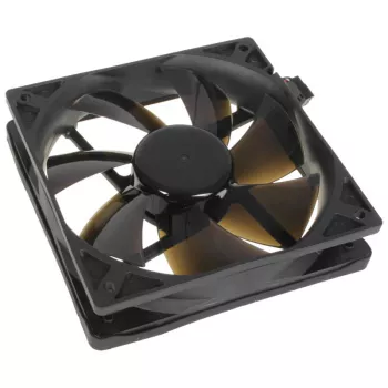 Computer case fan NoiseBlocker BlackSilentPro PLPS 120 mm, 1500 RPM, 100 m³/h, 4.5 V, black