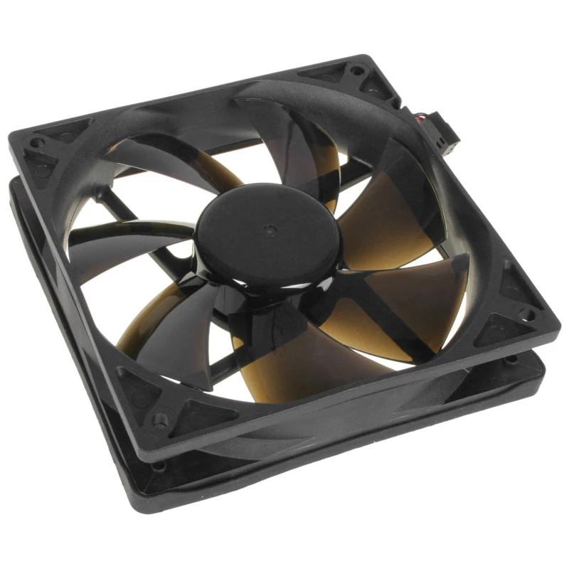 Computer case fan NoiseBlocker BlackSilentPro PLPS 120 mm, 1500 RPM, 100 m³/h, 4.5 V, black
