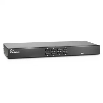 Inter-Tech KVM AS-9108DU Rack-installation Black Keyboard/Video/Mouse (KVM)-Switch (88887233)