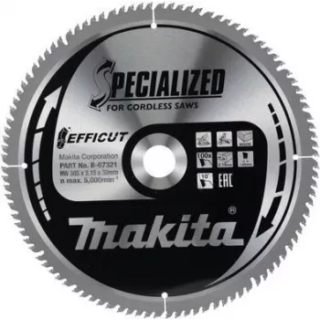 Makita Specialized EFFICUT - Circular Saw Blade - for Wood - 305 mm - 100 Teeth (B-67321)