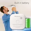 Wireless smoke detector QOLTEC model 52653 with 85 dB battery alarm