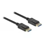 Delock - DisplayPort-Cable - DisplayPort (M) to DisplayPort (M) - DisplayPort 2,0 - 1,0m - Supports 10K 60 Hz (10,240 x 4320) - Black (80261)