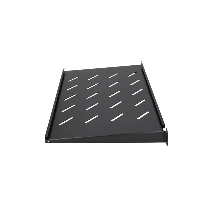 Rack shelf Extralink SHELF 1U for 19 inch wall cabinets, 1U, 300 mm, black, metal