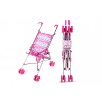 Doll stroller Artyk 122781 – lightweight foldable design for toy dolls