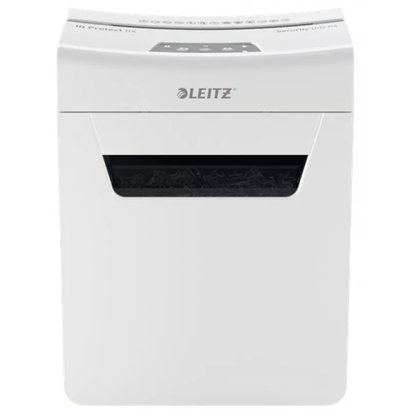 Leitz IQ Protect Premium Paper Shredder 8X P4, 4 x 40 mm, 14 L, 125 sheets, 55 dB, Touch, 8 sheets