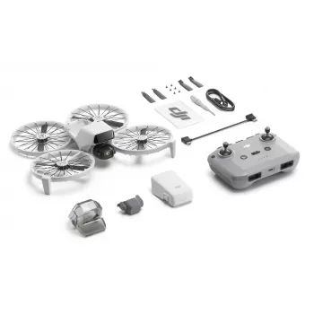 Drone DJI Flip 4 rotors, 48 MP camera, 3840×2160 video, 3110 mAh battery, Black/White