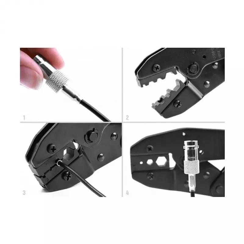 Ratchet Cable Crimper DeLOCK 90572 1 pc