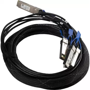 Mikrotik XQ+BC0003-XS+ InfiniBand/fibre optic cable 3 m QSFP28 4x SFP28 Black