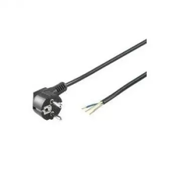 Cable Goobay CEEE 7/7 Black 5 m CEE7/7 96034 WENTRONIC