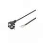 Cable Goobay CEEE 7/7 Black 5 m CEE7/7 96034 WENTRONIC