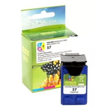 Compatible Static-Control Hewlett-Packard 57 (C6657A), Tricolor, 400 p.