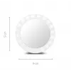 Freestanding Makeup Mirror Medisana 23603 — Round White, Battery Powered, Foldable, Built-in Lighting