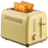 BUYDEEM 2 Slice Toaster, model DT620E, color Mellow Yellow, EU