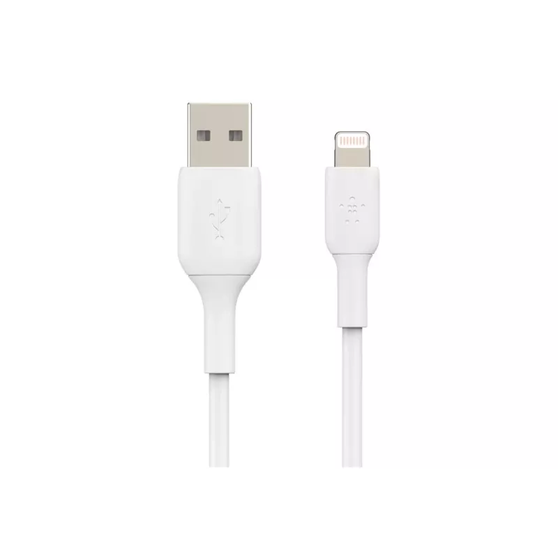 Belkin PVC USB-A to Ligh tning 2m White