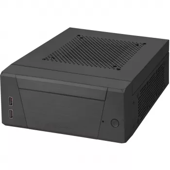 SilverStone MILO ML10 - USFF - Mini-ITX - no power supply - Black - USB/Audio (SST-ML10B)