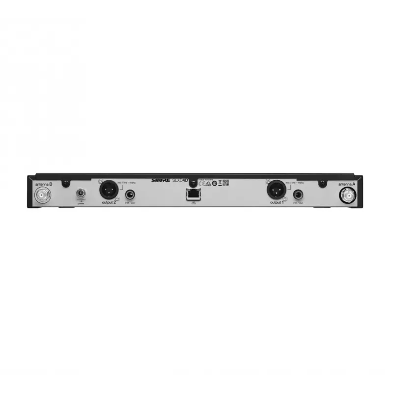 Shure SLXD4DE-G59 - wireless microphone receiver, 470 - 514 MHz