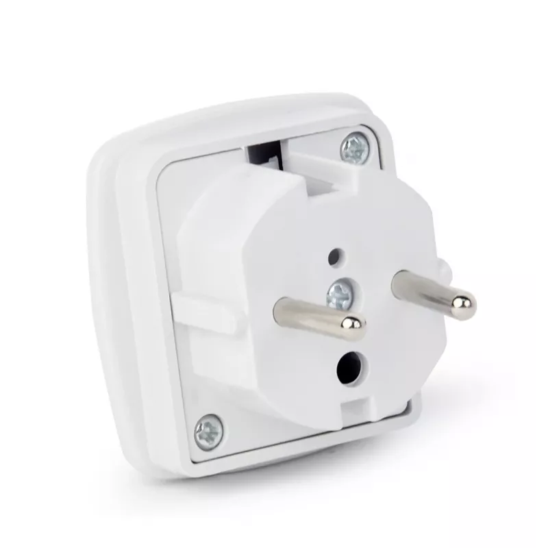 Gembird Cablexpert a-AC-UKEU-001 - Power Supply - Power Supply (S) to Power Supply (W) - White - United Kingdom, Europa (a-AC-UKEU-001)