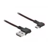 USB Cable DeLOCK EASY-USB 2.0 Type-A to Micro-B Male 0.5m Black