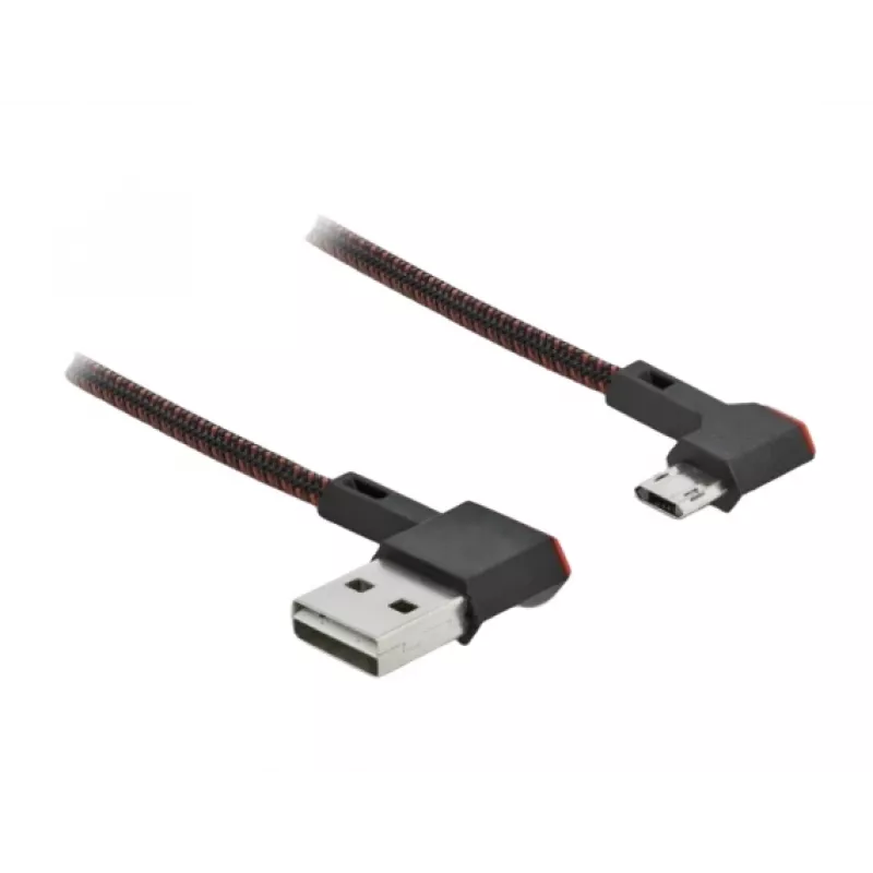 USB Cable DeLOCK EASY-USB 2.0 Type-A to Micro-B Male 0.5m Black