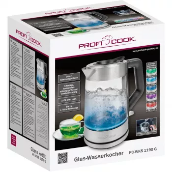 Proficook electric glass kettle PC-WKS 1190 G