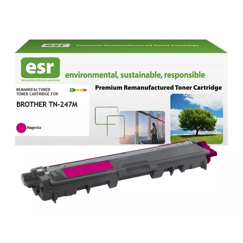ESR Toner cartridge compatible with Brother TN-247M magenta remanufactured 2.300 pages