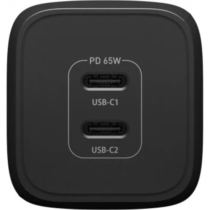 Otterbox Standard EU Wall Charger 65W - 1X USB-C 45W + 1X USB-C 20W USB-PD