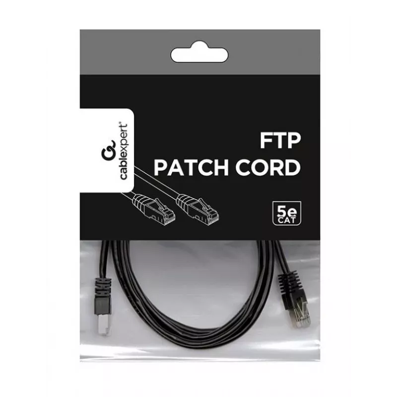 Patch Cable CAT5E Ftp 2M/PP22-2M/BK Gembird