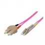Tecline exertis Connect - Patch-Cable - SC multi-mode (M) to LC Multi-Mode (M) - 3 m - Fibre Optic - 50/125 micrometre - OM4 - aquamarine (39885603)