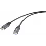 SpeaKa Professional HDMI Fibre Optic Connection Cable HDMI-A Plug Plug 60 m Black (SP-12842680)