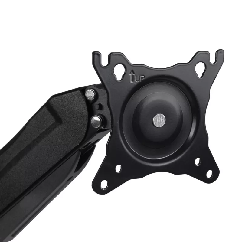 Monitor mount MACLEAN MC-860 desk mount for 27 inch (68.6 cm) screens, VESA 75x75–100x100, max load 8 kg, black