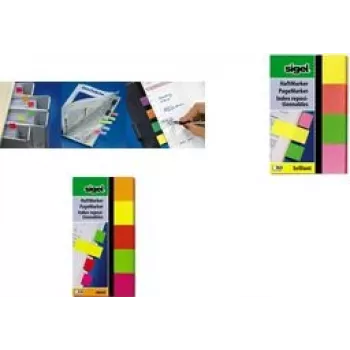 Self-adhesive label Sigel HN630 Green Pink Red Yellow