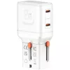 Travel charger World 65W USB-C + USB-A white