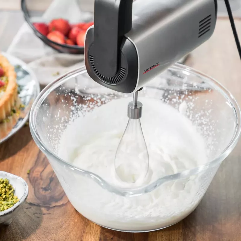Gastroback 40983 Design Handmixer Pro, Black/Silver