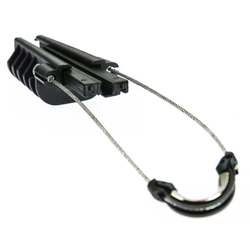 Cable clamp Extralink EX.2527, black, ABS and metal, max bundle Ø 1.2 cm, 1 pc