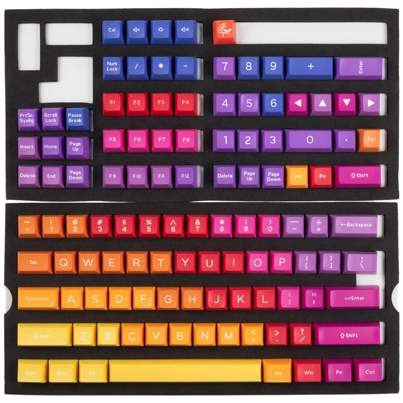 Keyboard cap Ducky Afterglow DKSA108-USADZZWSG Multicolour ABS