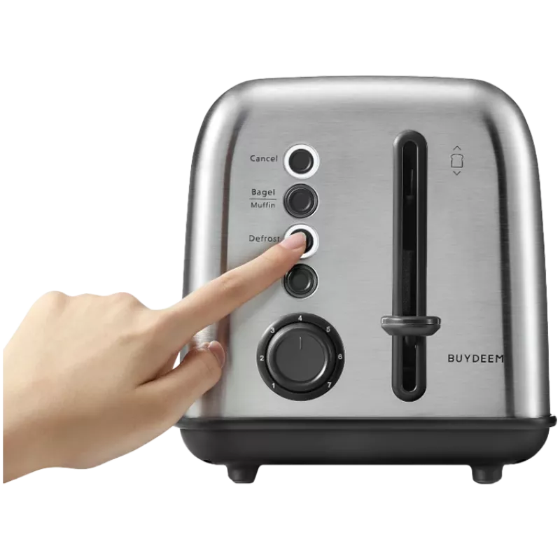 BUYDEEM 2 Slice Toaster, model DT620E, color Stainless Steel, EU