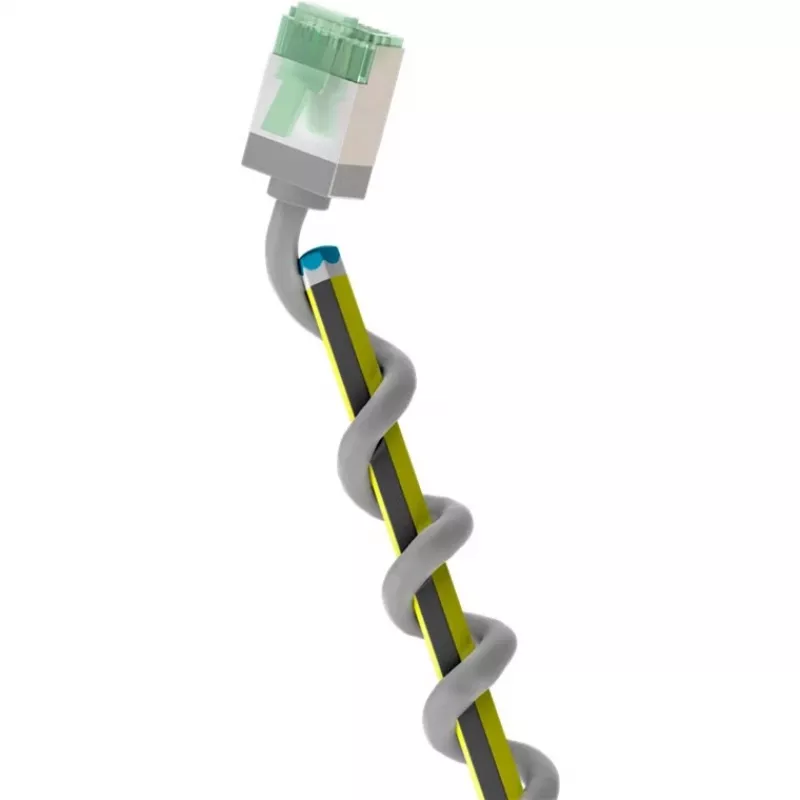 Networking Cable Goobay 74346 RJ-45 Cat8.1 1m Grey